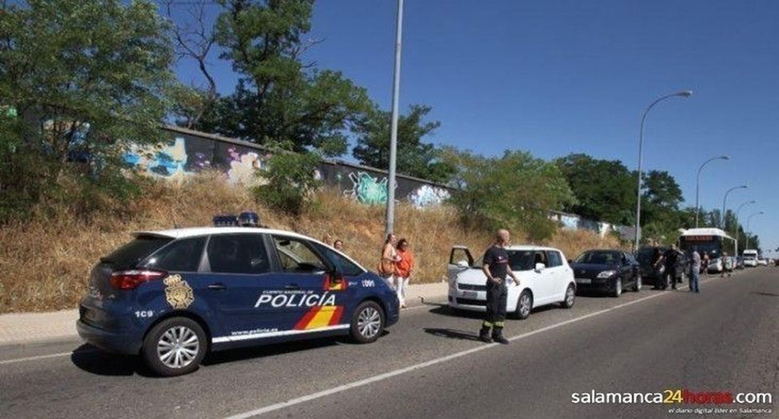 Una discusión de tráfico termina en una múltiple agresión en Ciudad Jardín