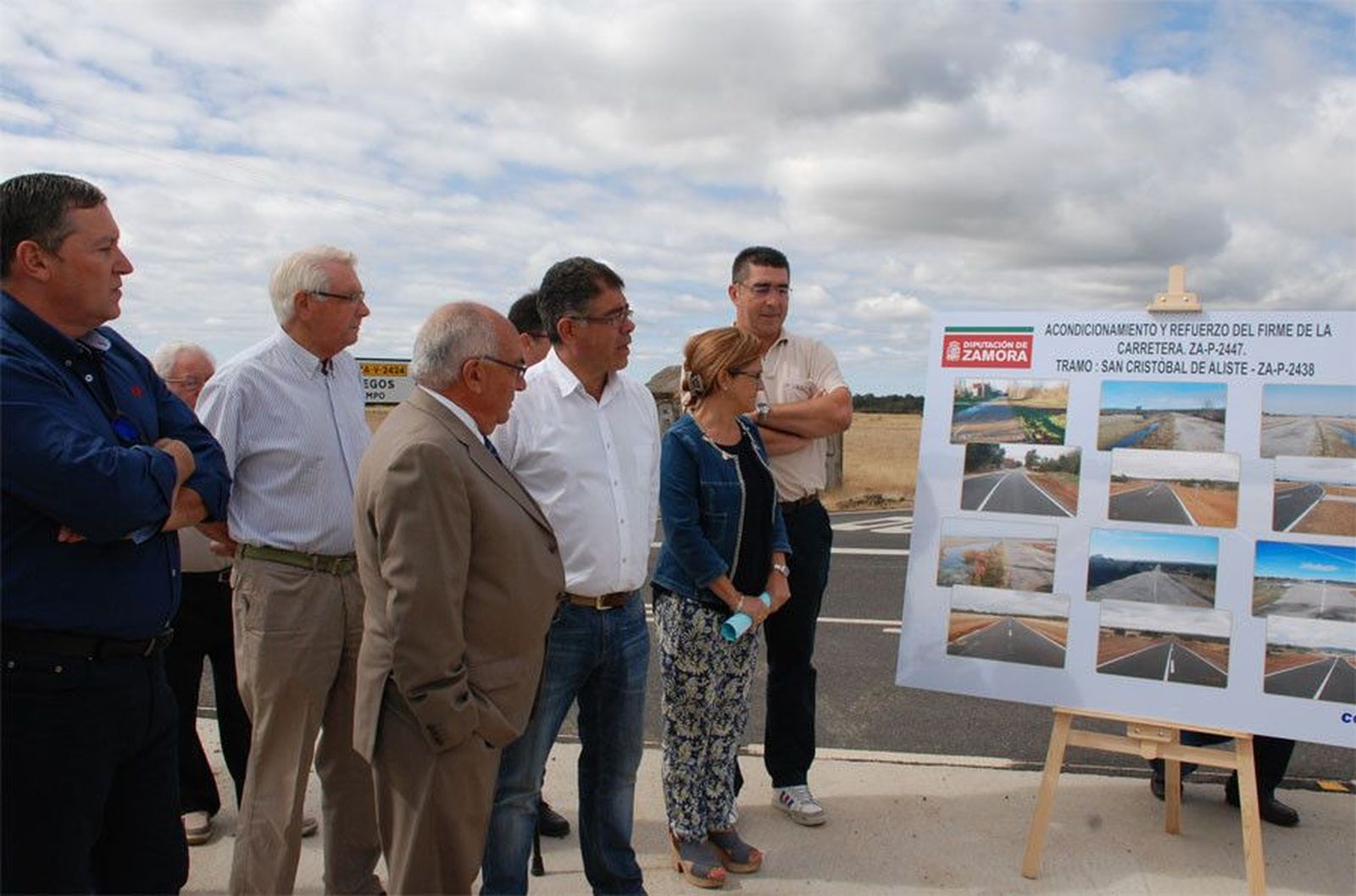 Inauguracion carretera gallegos