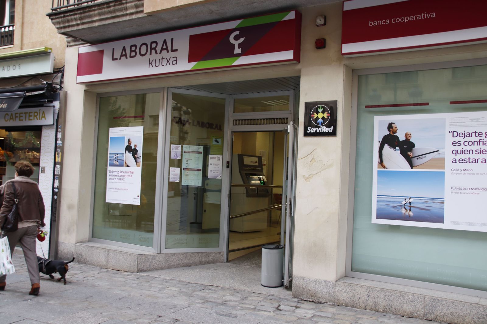 Sucursal de Kutxabank en la calle Zamora