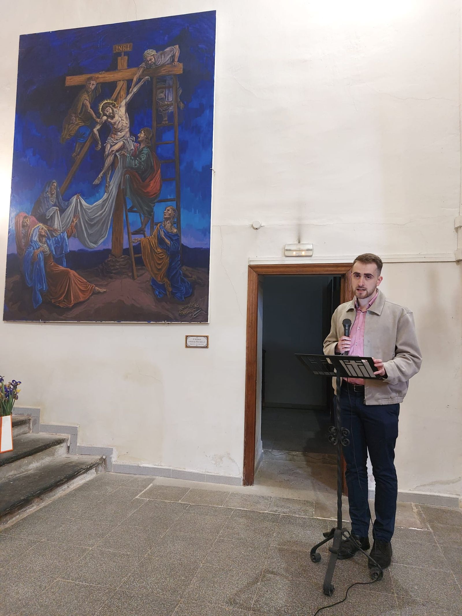 “El Descendimiento”, una pintura realizada por el autor Guillermo Otero Cabrera