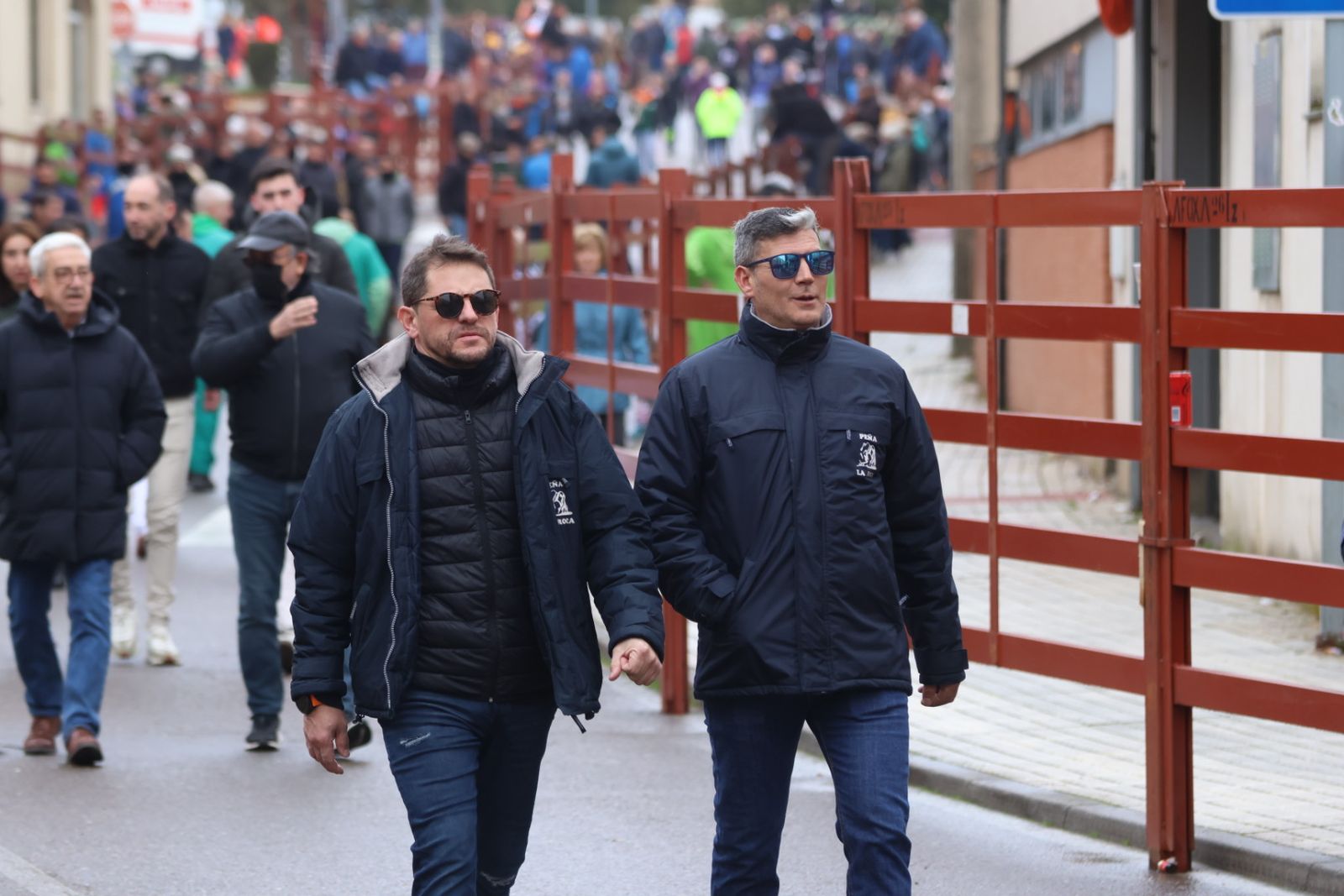Ambiente en el encierro a caballo de Ciudad Rodrigo