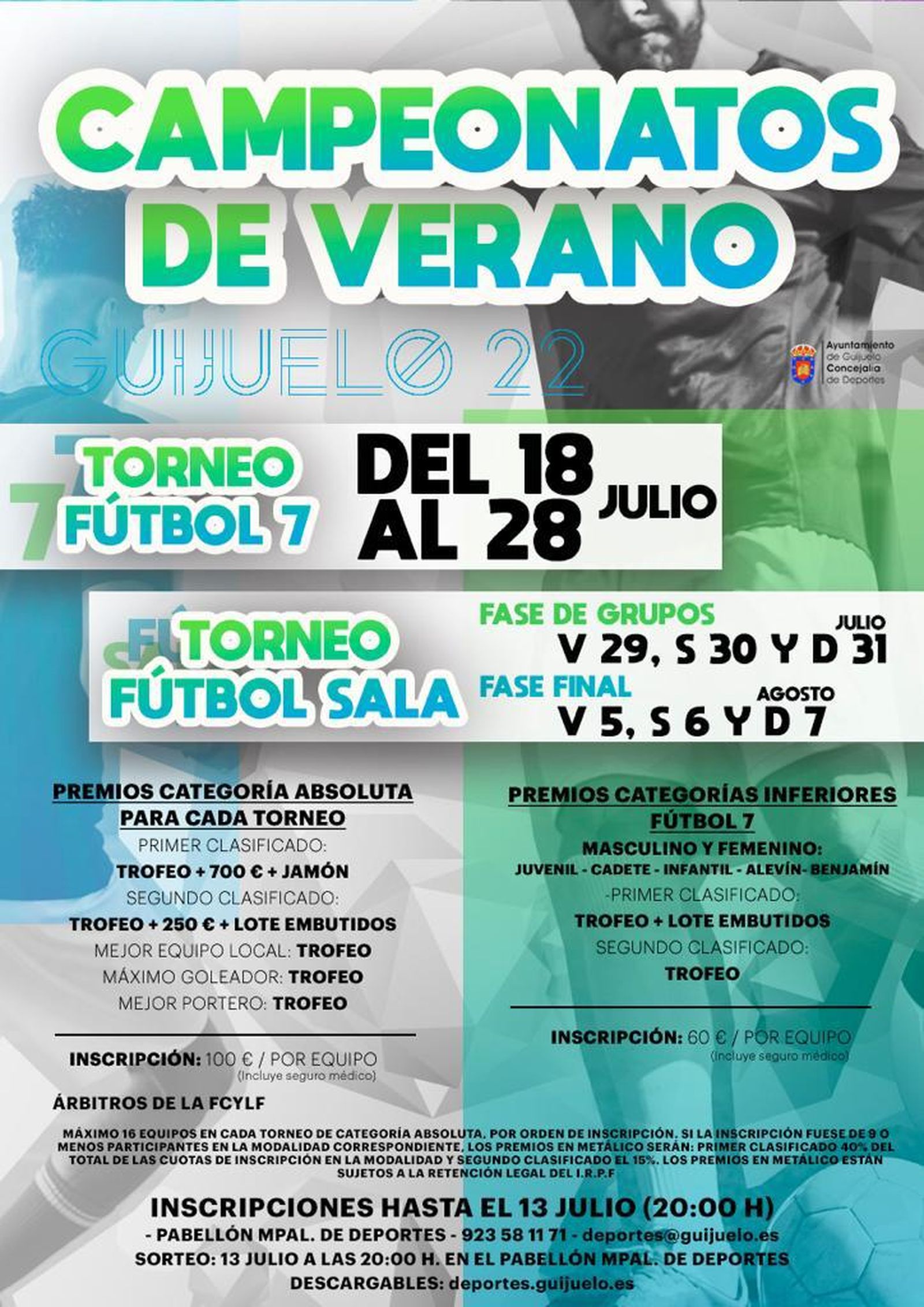 Cartel de los Campeonatos de Verano de Guijuelo