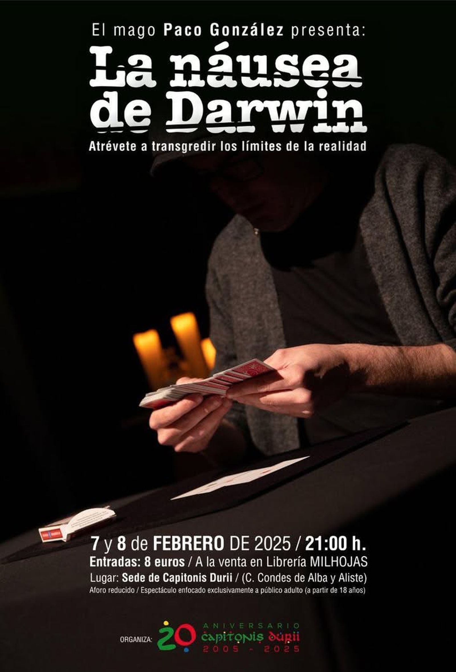 La Asociación Capitonis Durii sopla las velas y lo celebra con un espectáculo especial y mágico