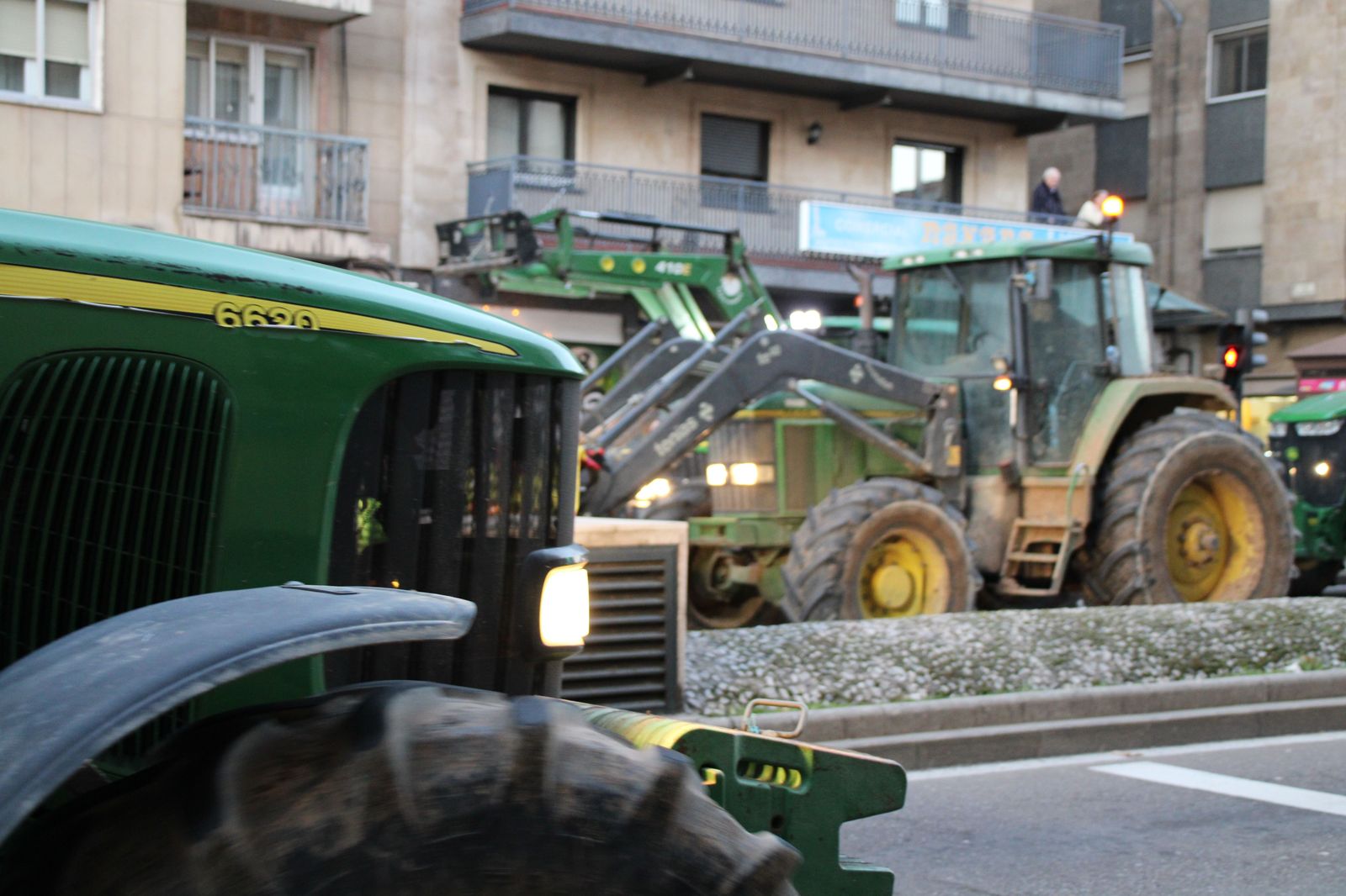 Resumen fotográfico de la concentración de profesionales del campo en Salamanca