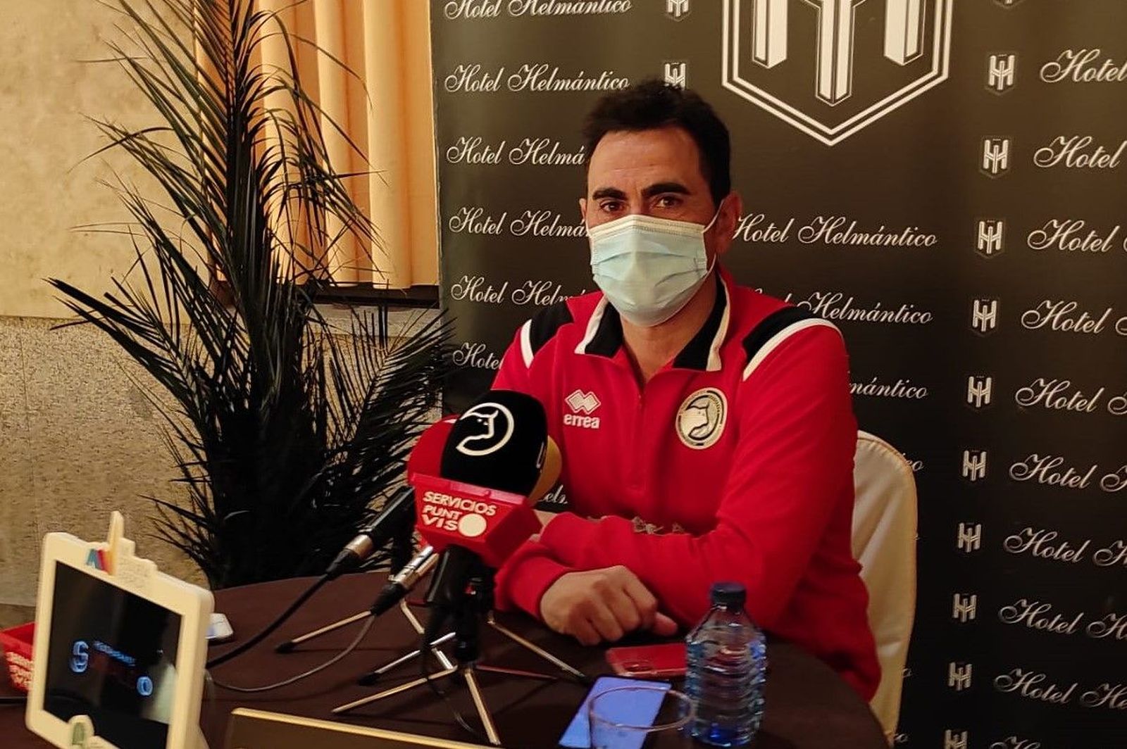 Dani Mori, entrenador Unionistas de Salamanca. Foto SALAMANCA24HORAS.