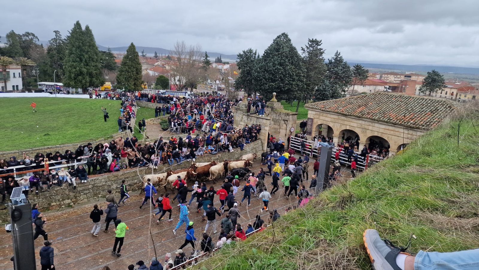 Desencierro domingo de carnaval en Ciudad Rodrigo