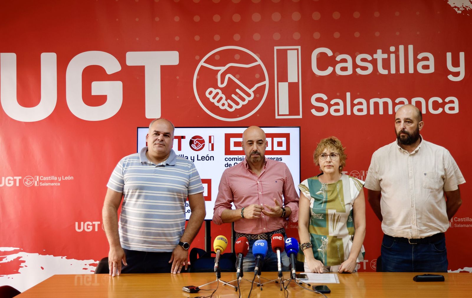 UGT y CCOO celebran en Salamanca la Comisión Ejecutiva del Consejo Sindical Interregional