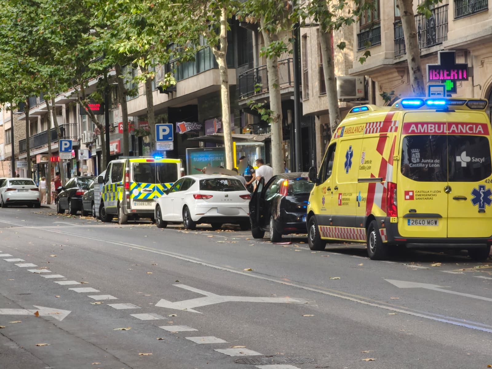 Atropello en la calle Maria Auxiliadora