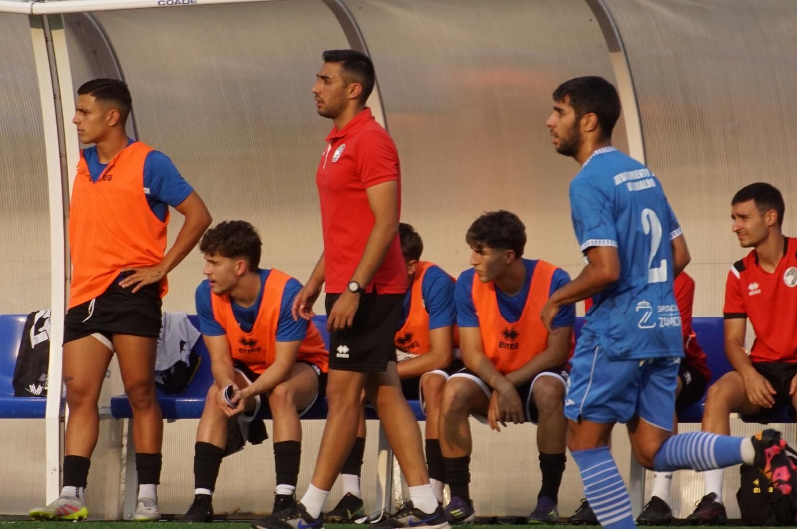 Raúl Fuentes, en un amistoso de pretemporada