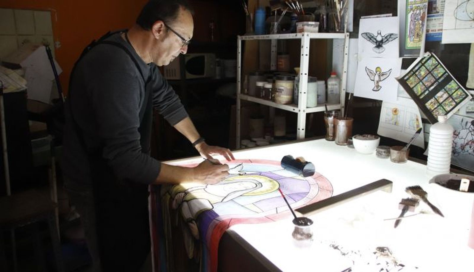 Taller artesanal 'Opal vidrieras'