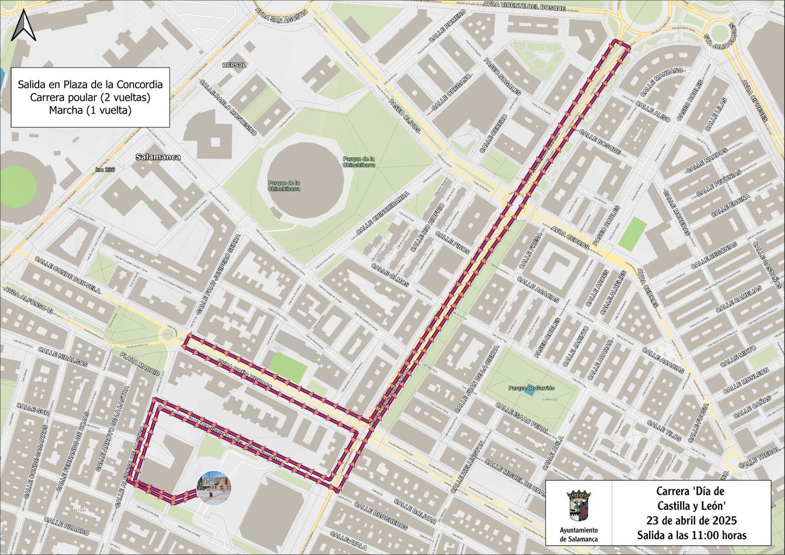 Cortes de tráfico carrera Día de CyL