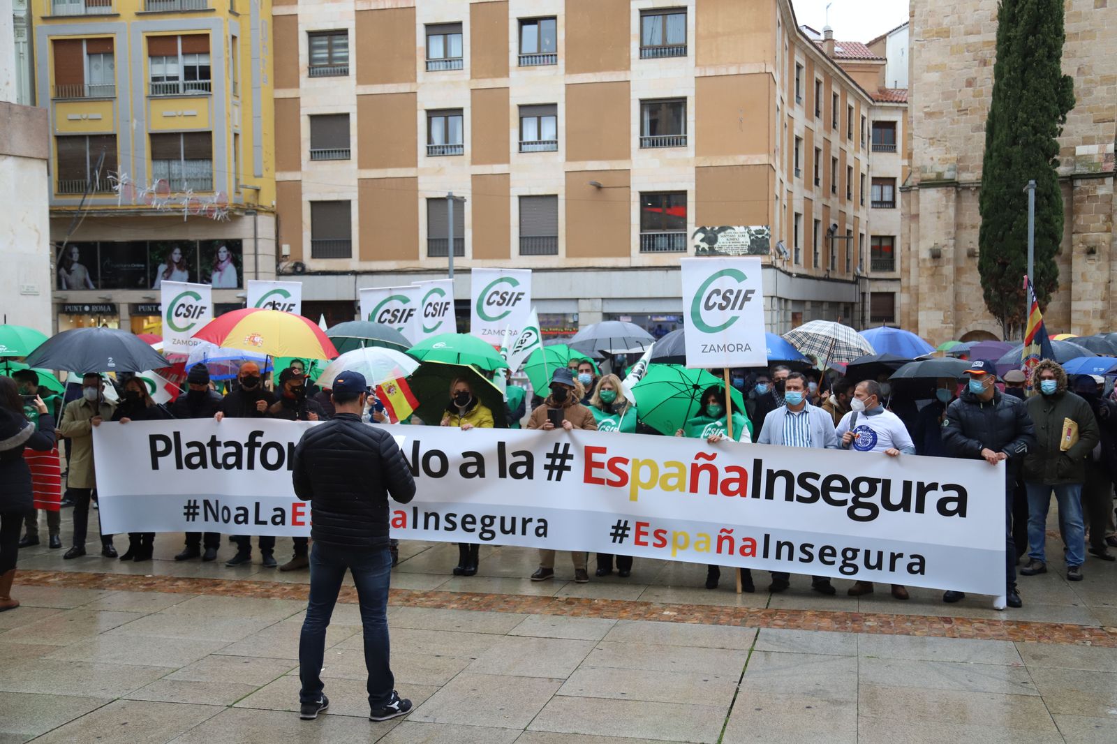 Un instante de la concentración