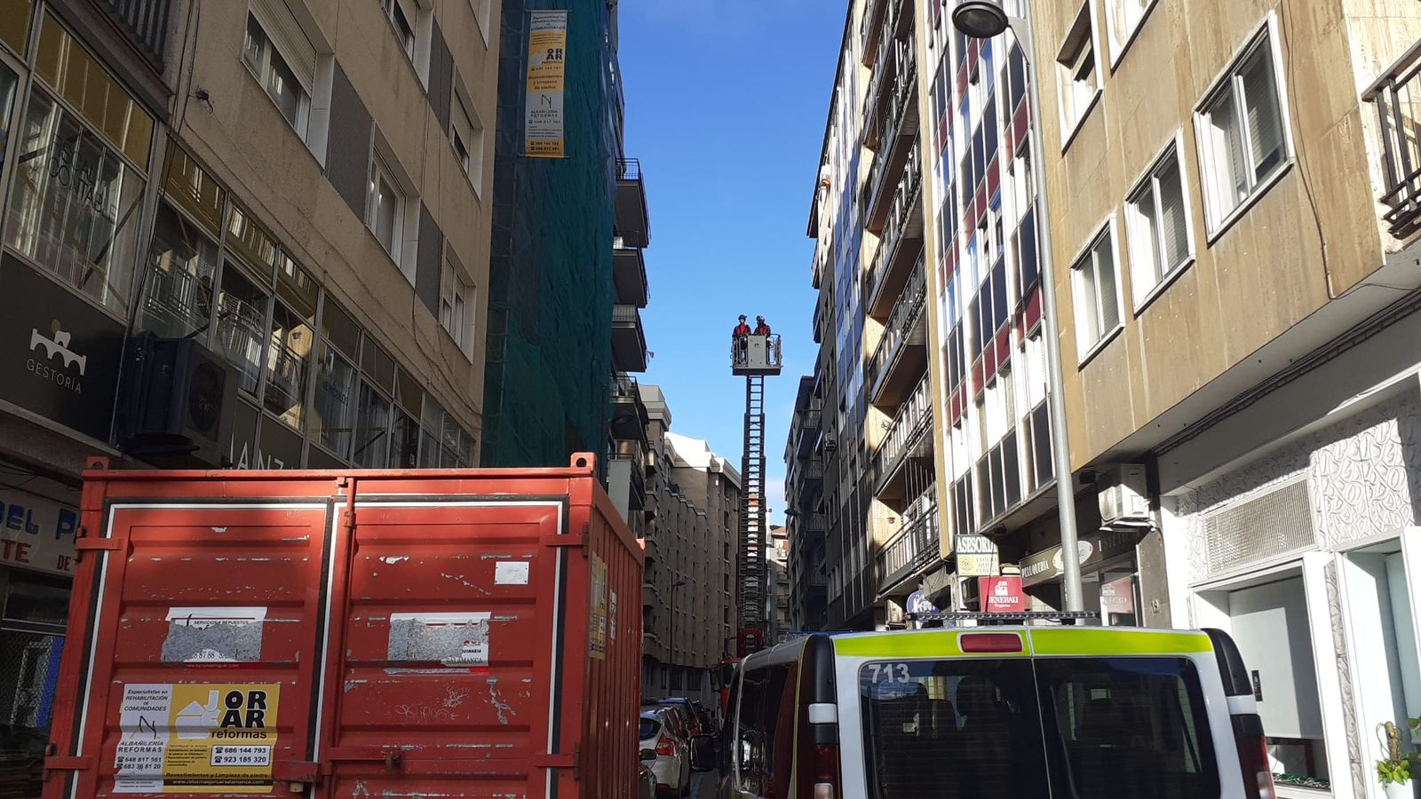 Imagen de la intervención de los Bomberos |S24H
