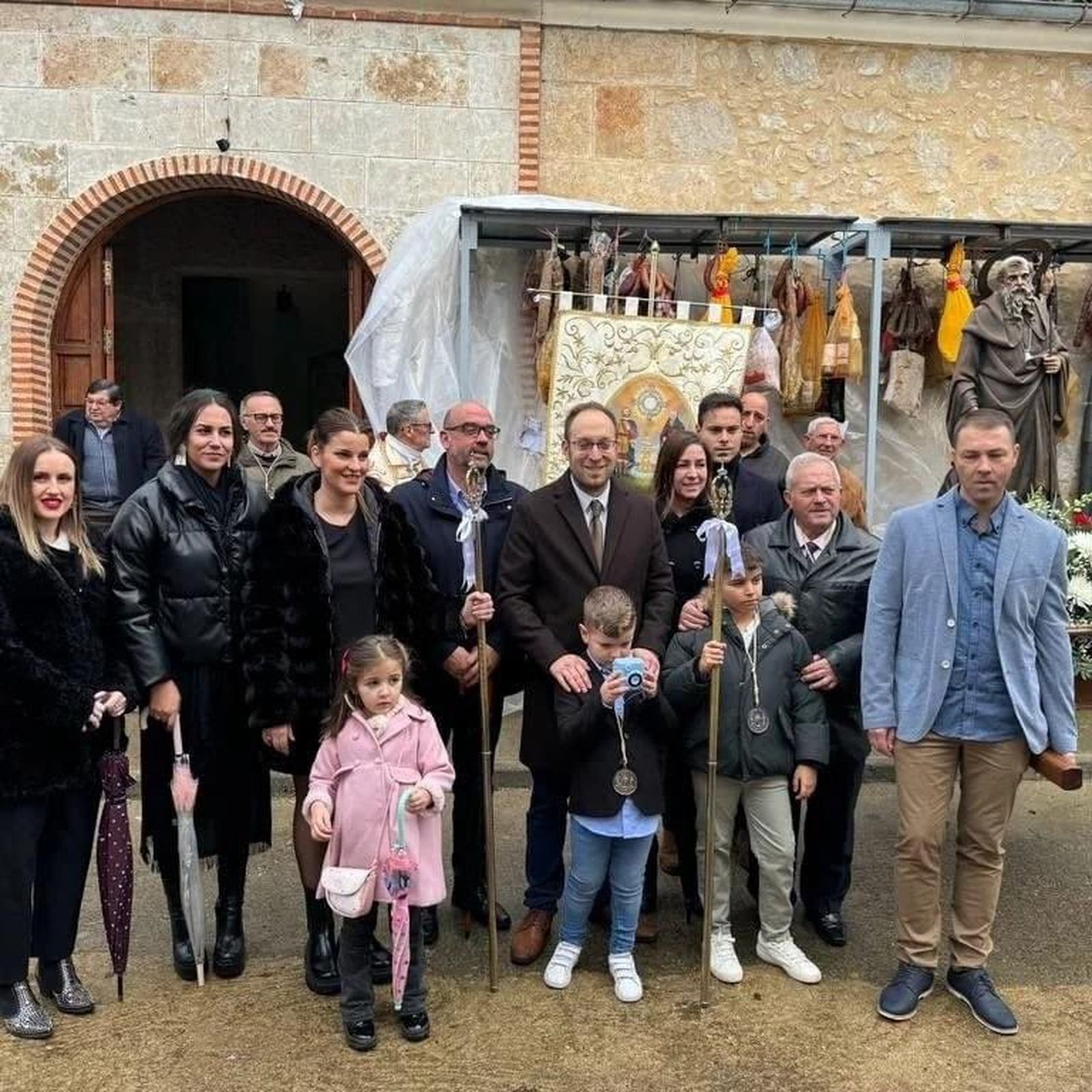 San Antón en Ciudad Rodrigo. Foto vía Twitter Marcos Iglesias, alcalde del municipio