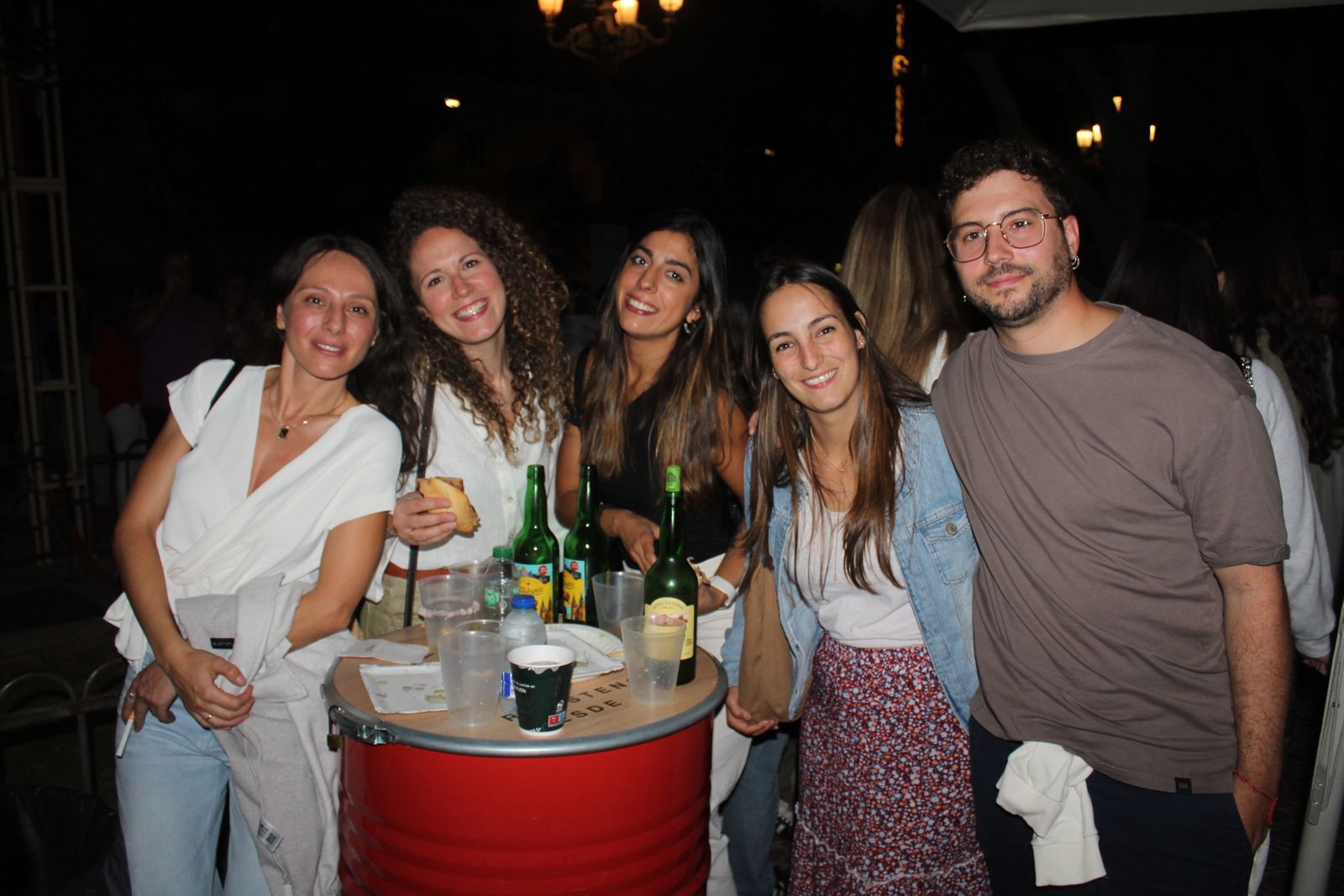 Ambiente en la Feria de Día en la tarde de este jueves