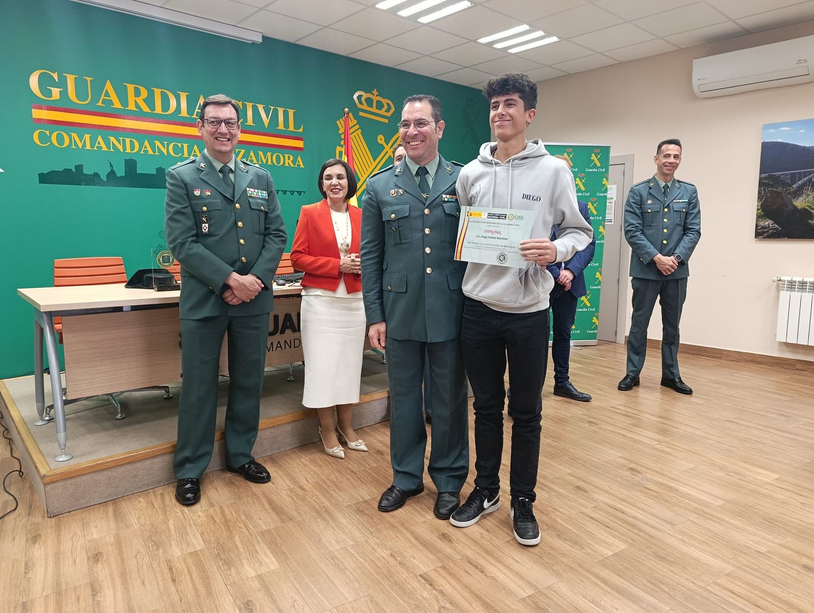 GALERÍA | Entrega de diplomas a los clasificados de Zamora en la Ciberliga de la Guardia Civil