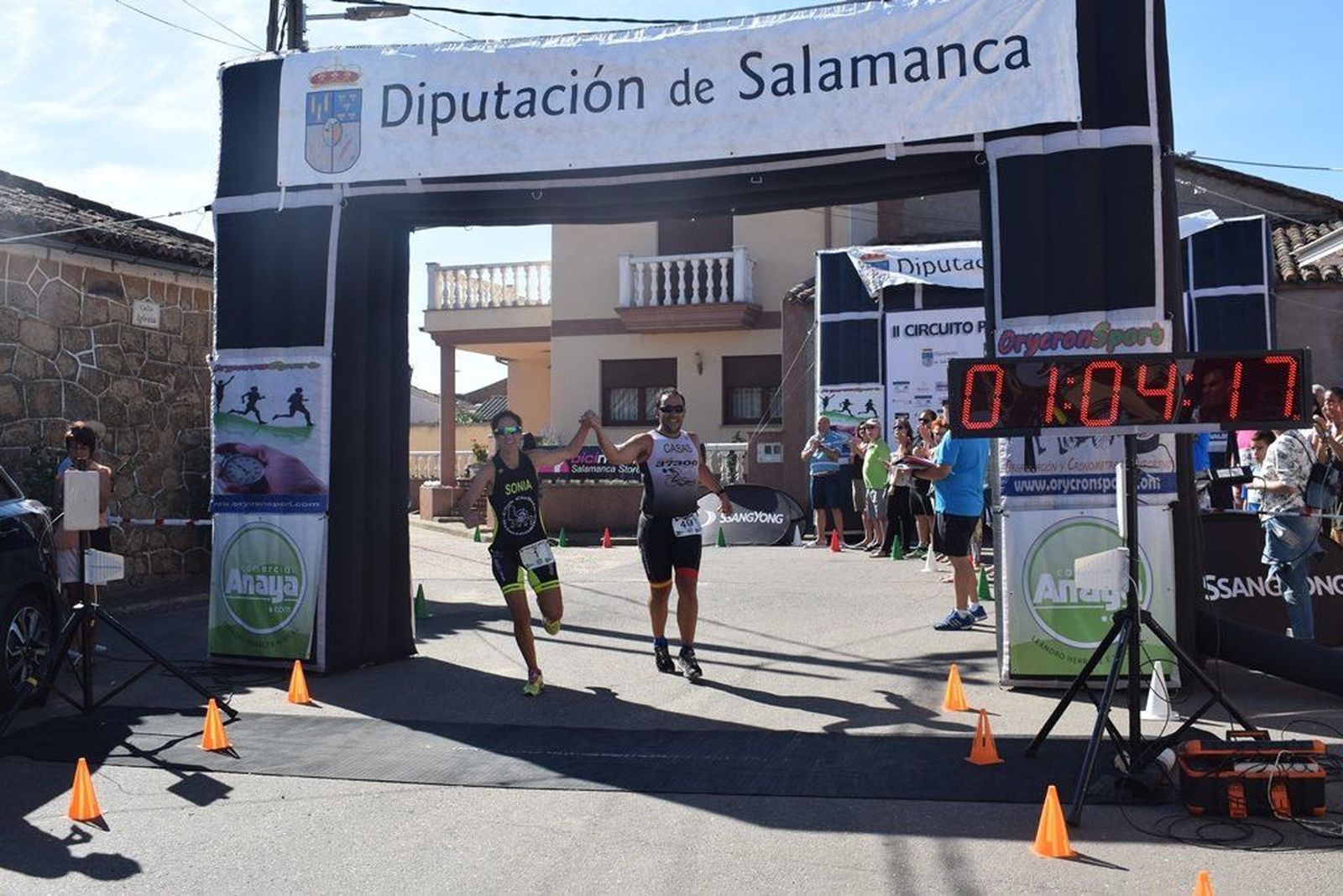 Carlos Rodríguez y Sonia Sánchez se imponen en el quinto Duatlón de Cabrillas