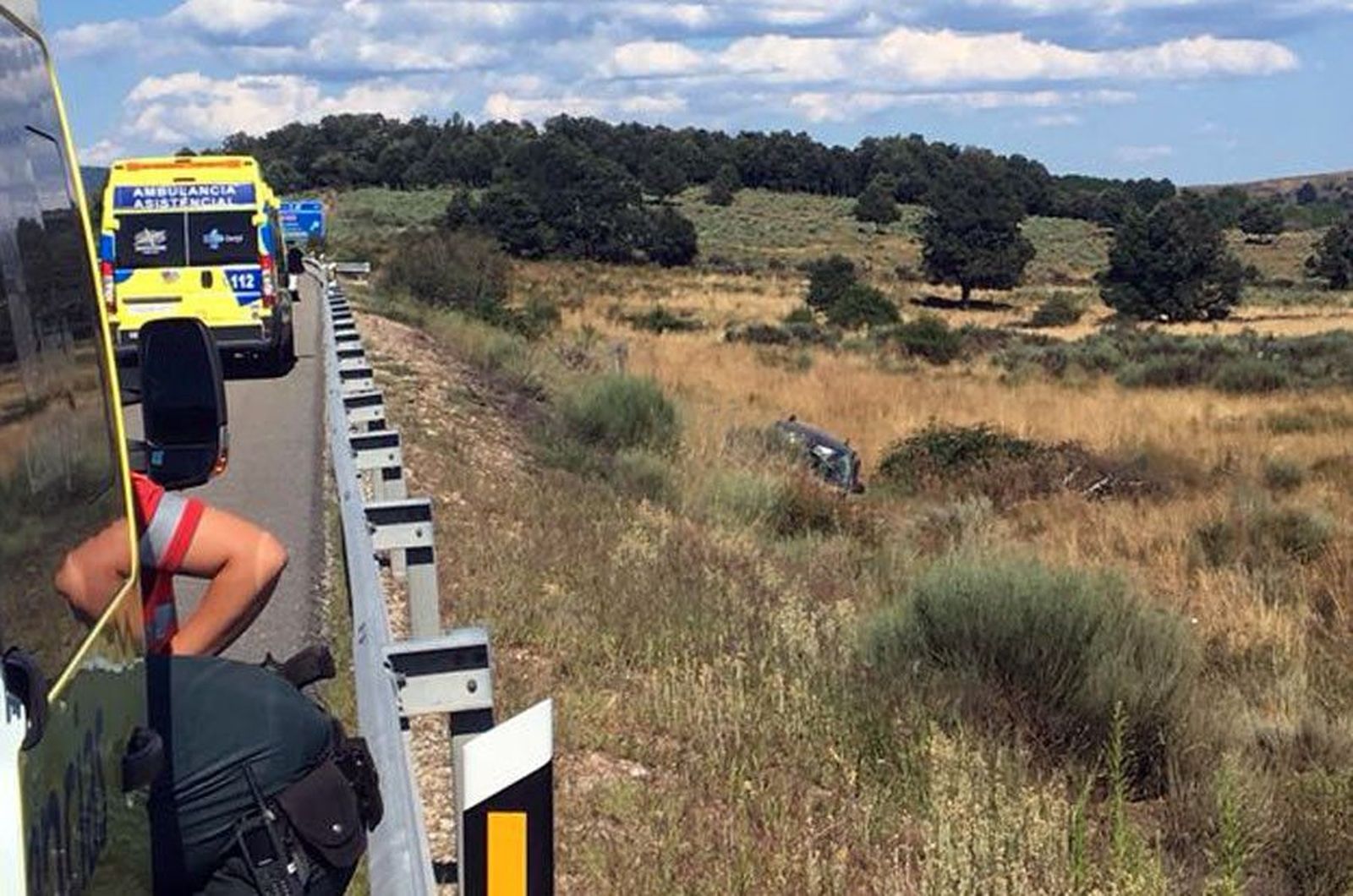 Accidente cobreros furgoneta