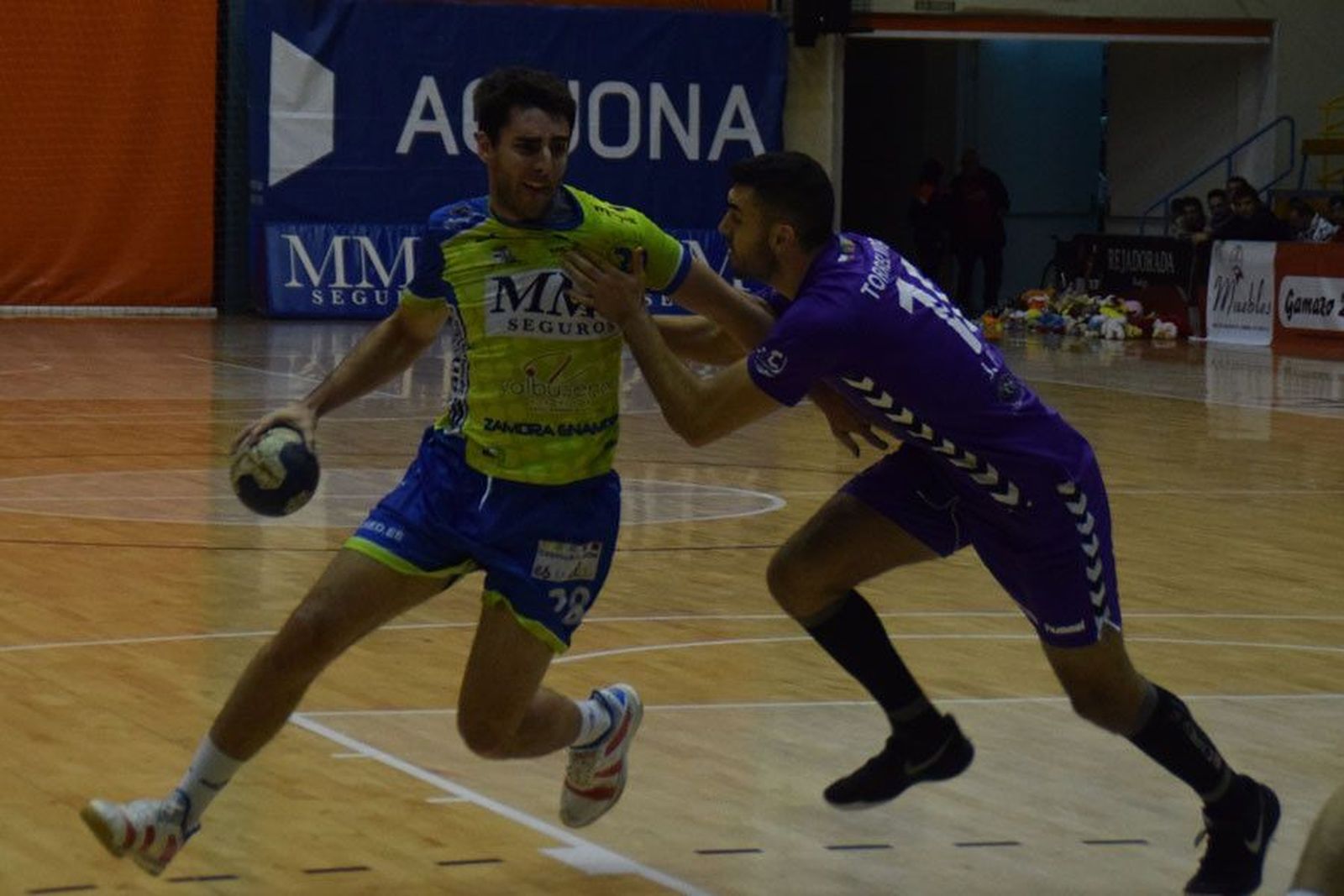 Dalmau Huix en su etapa en el Balonmano Zamora.