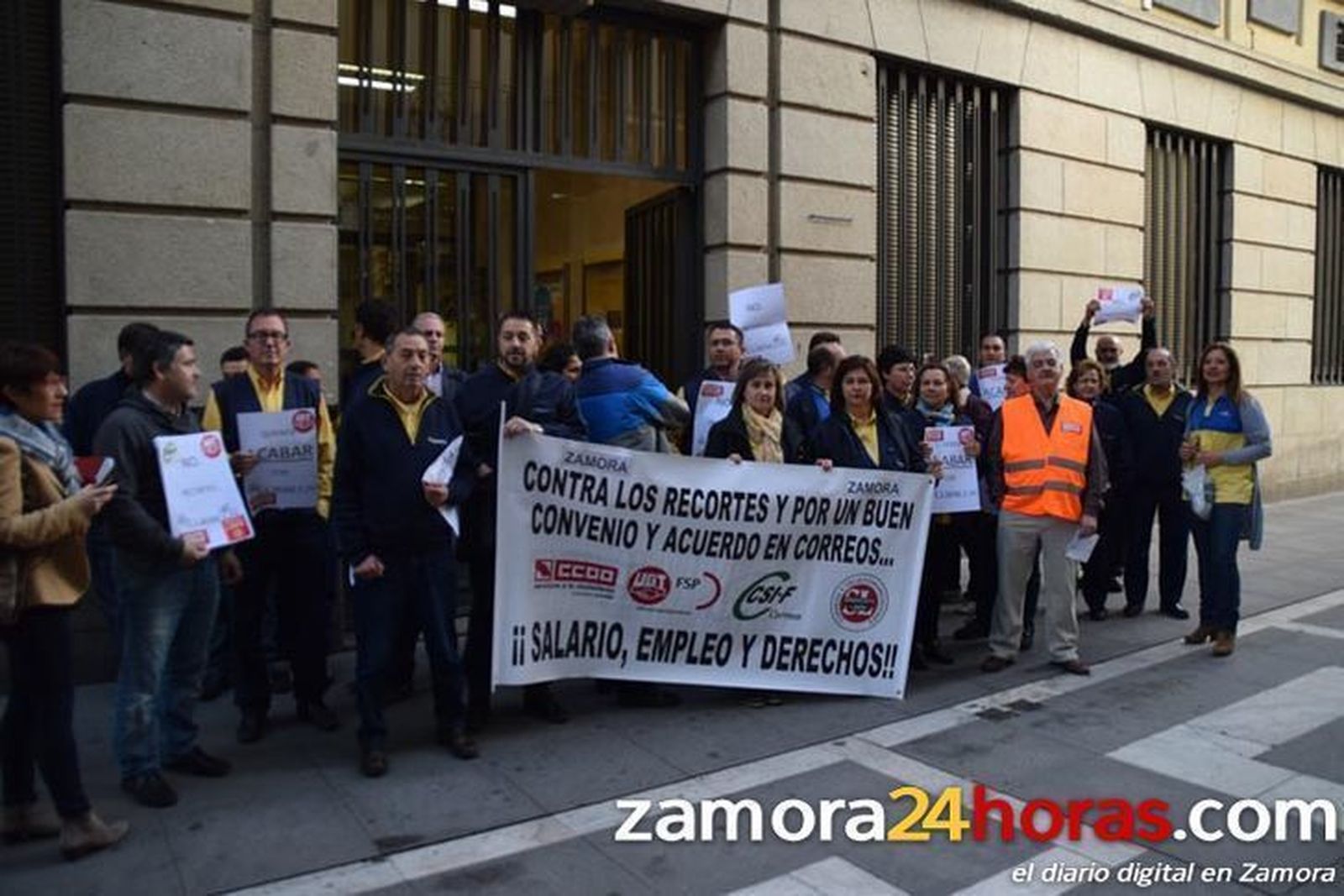 Última de las jornadas de huelga convocadas en Correos