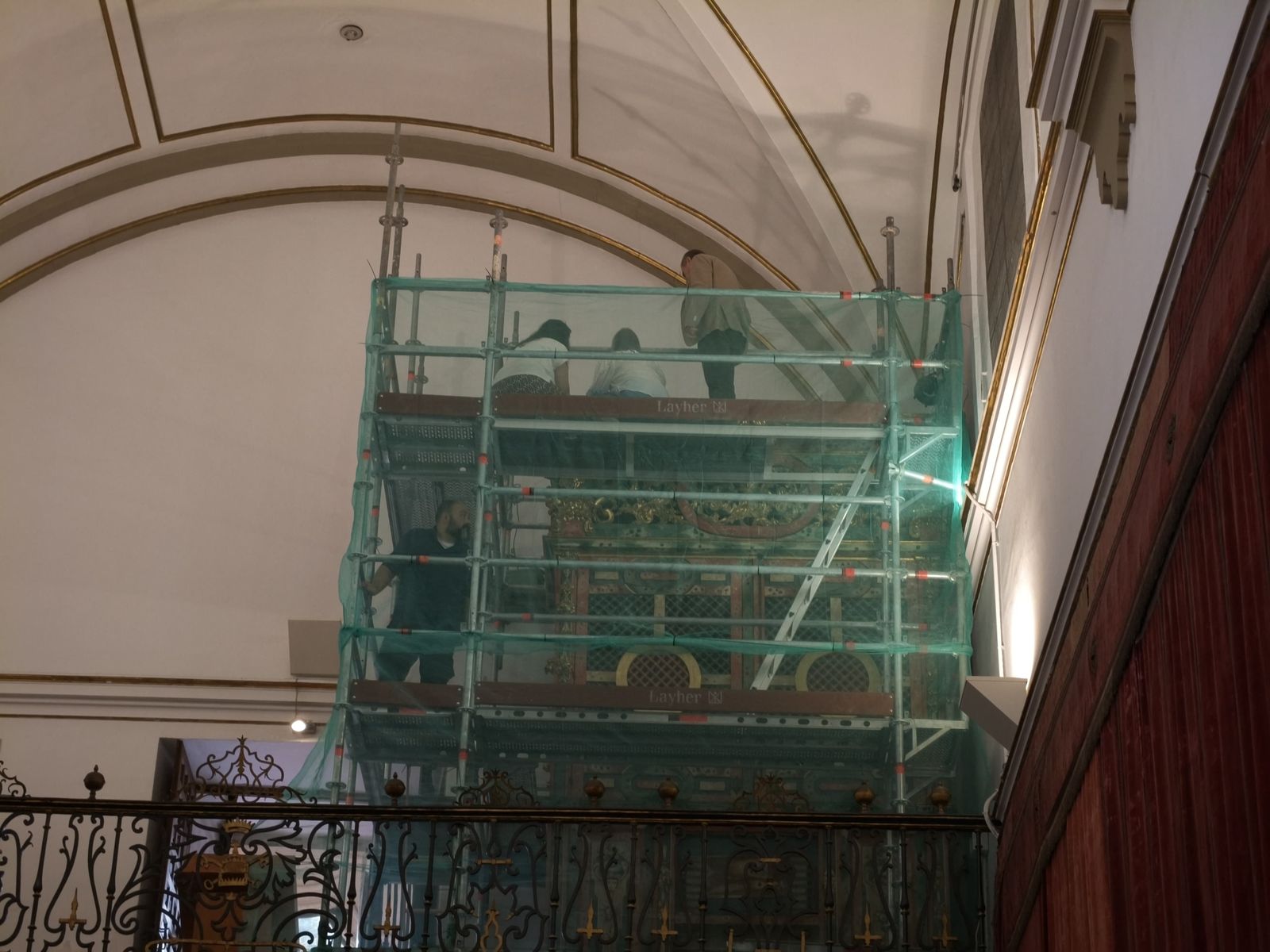 Restauración del órgano de la capilla de la Universidad de Salamanca