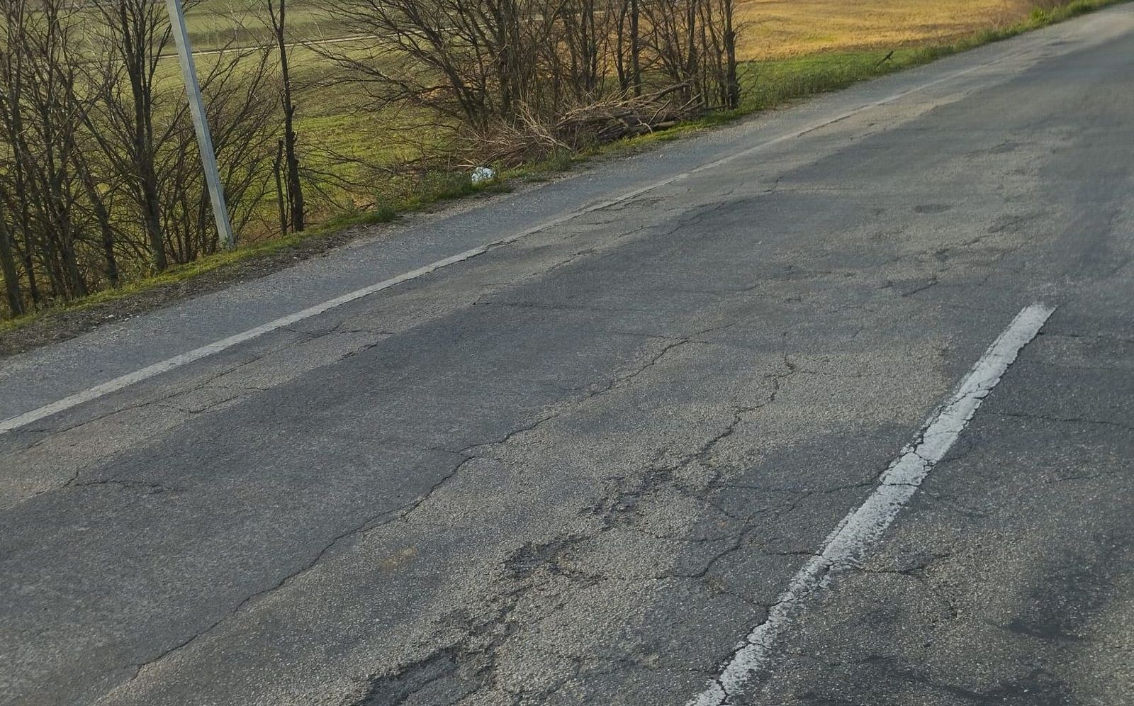 Estado de la carretera SA-105
