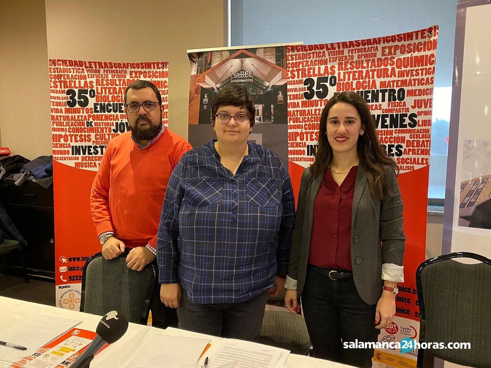 Marcos Merino, Mara Ruiz y María Isabel Martín