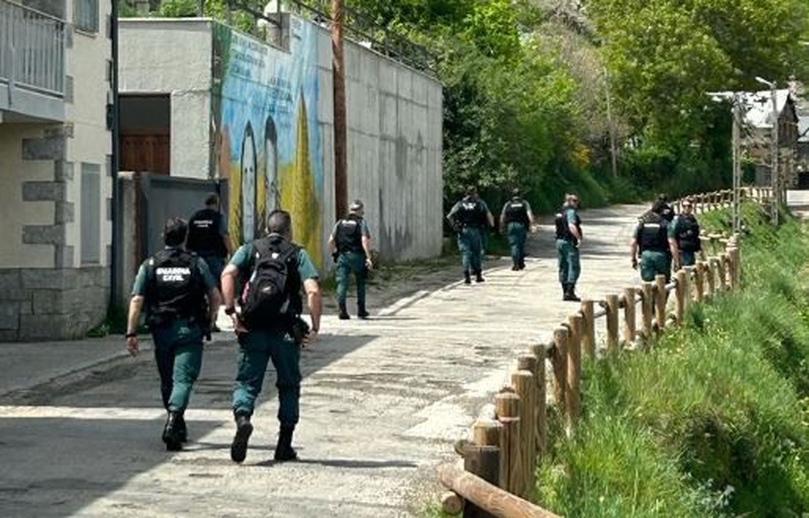 Operativo de la Guardia Civil