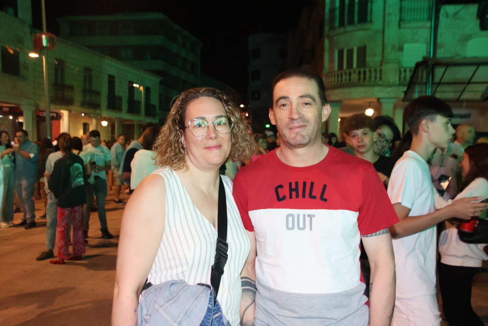 Panorama en la plaza Mayor de Guijuelo