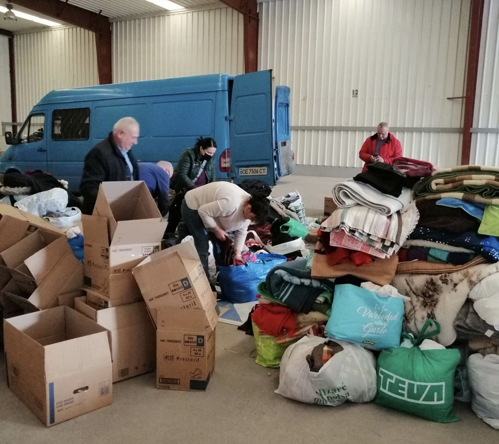 Recogida de material para Ucrania