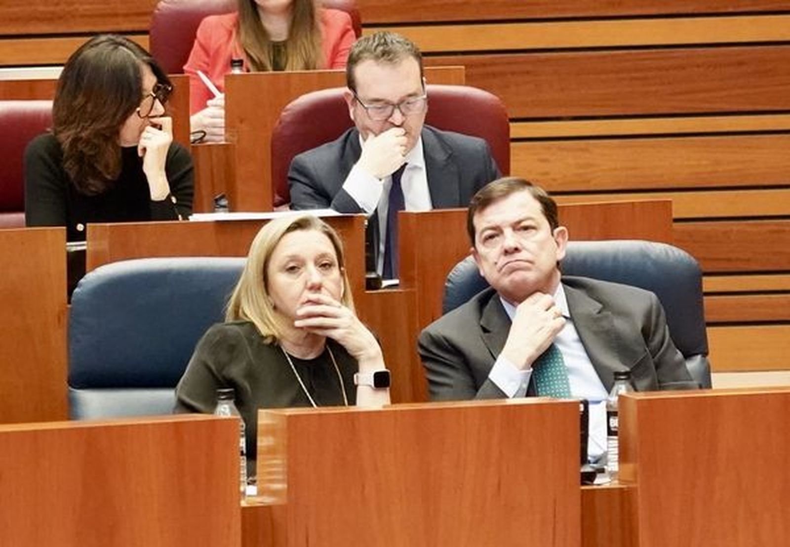 Alfonso Fernández Mañueco e Isabel Blanco