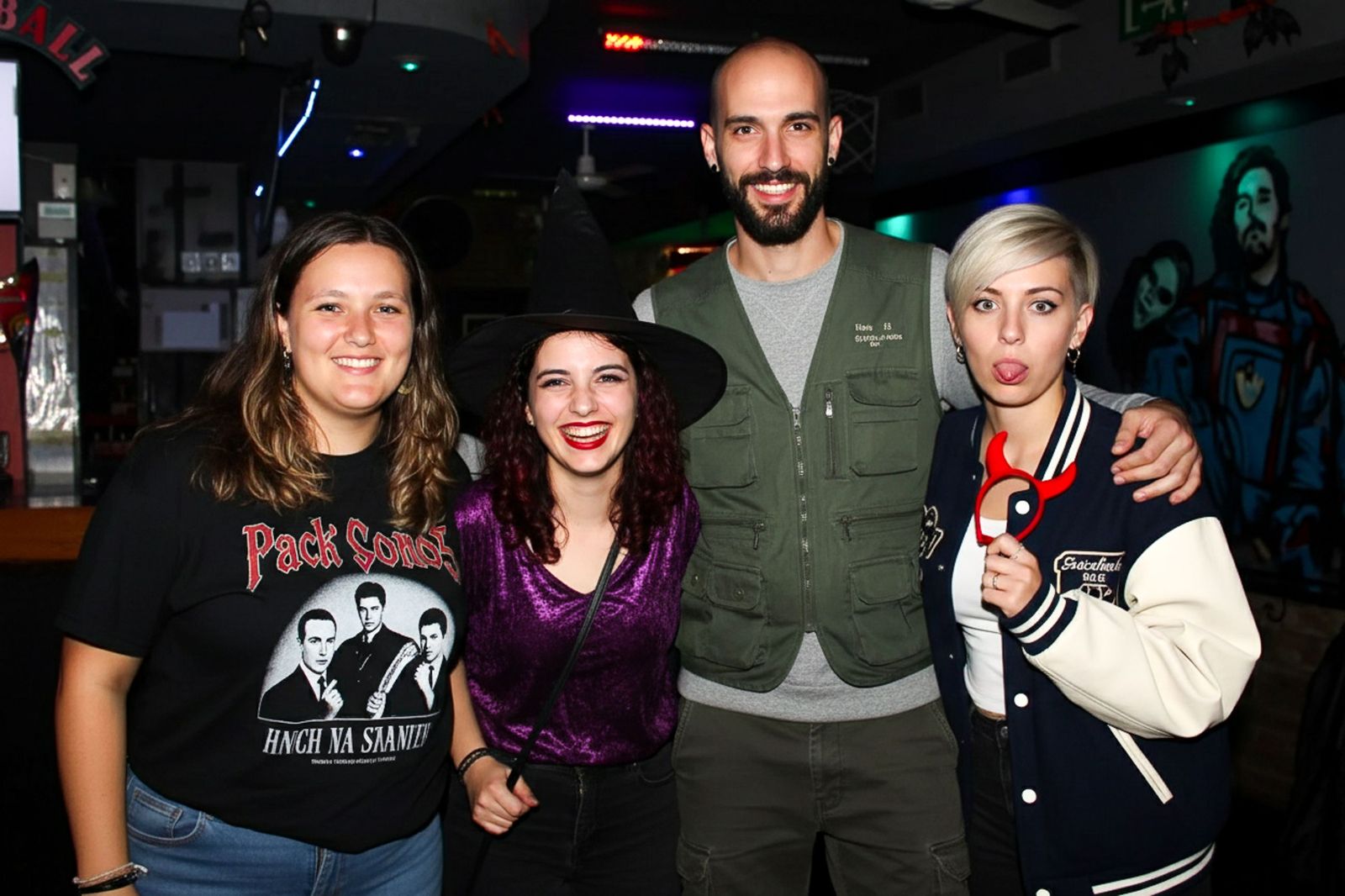 Salamanca de noche, viernes 31 de octubre