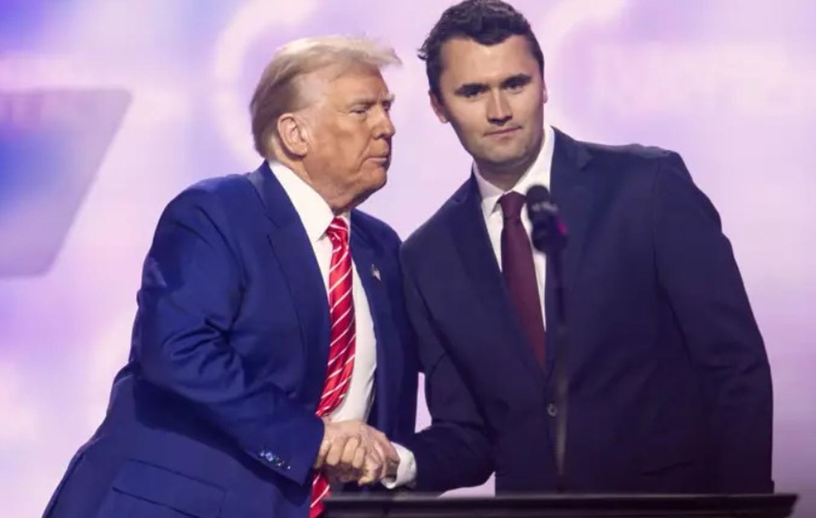 El comentarista estadounidense Charlie Kirk, aliado del presidente de EEUU, Donald Trump