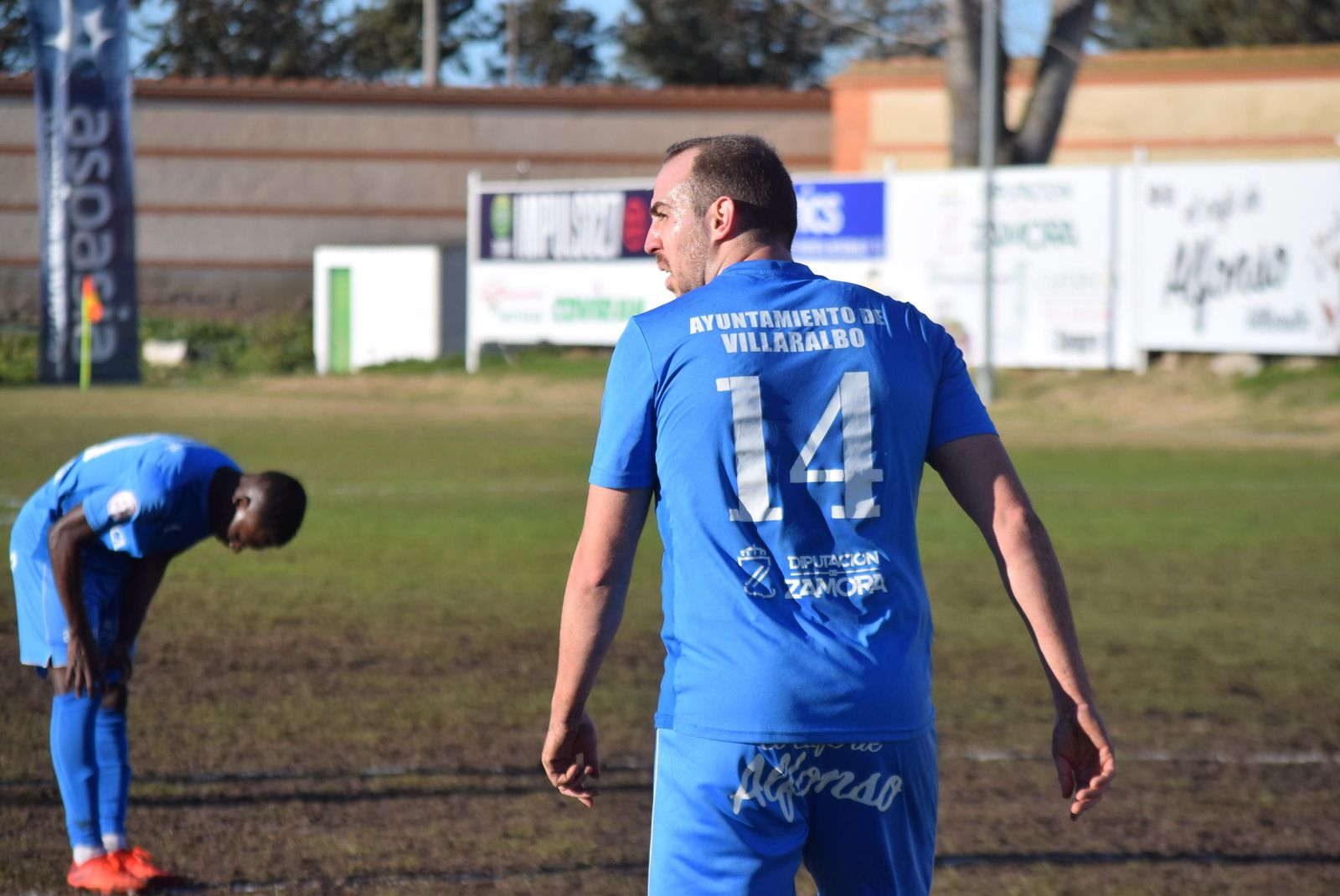Jorge Suárez, jugador del CD Villaralbo. Archivo.