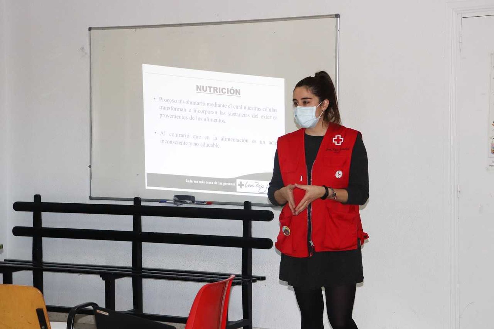 Formación en centros educativos de Cruz Roja Juventud