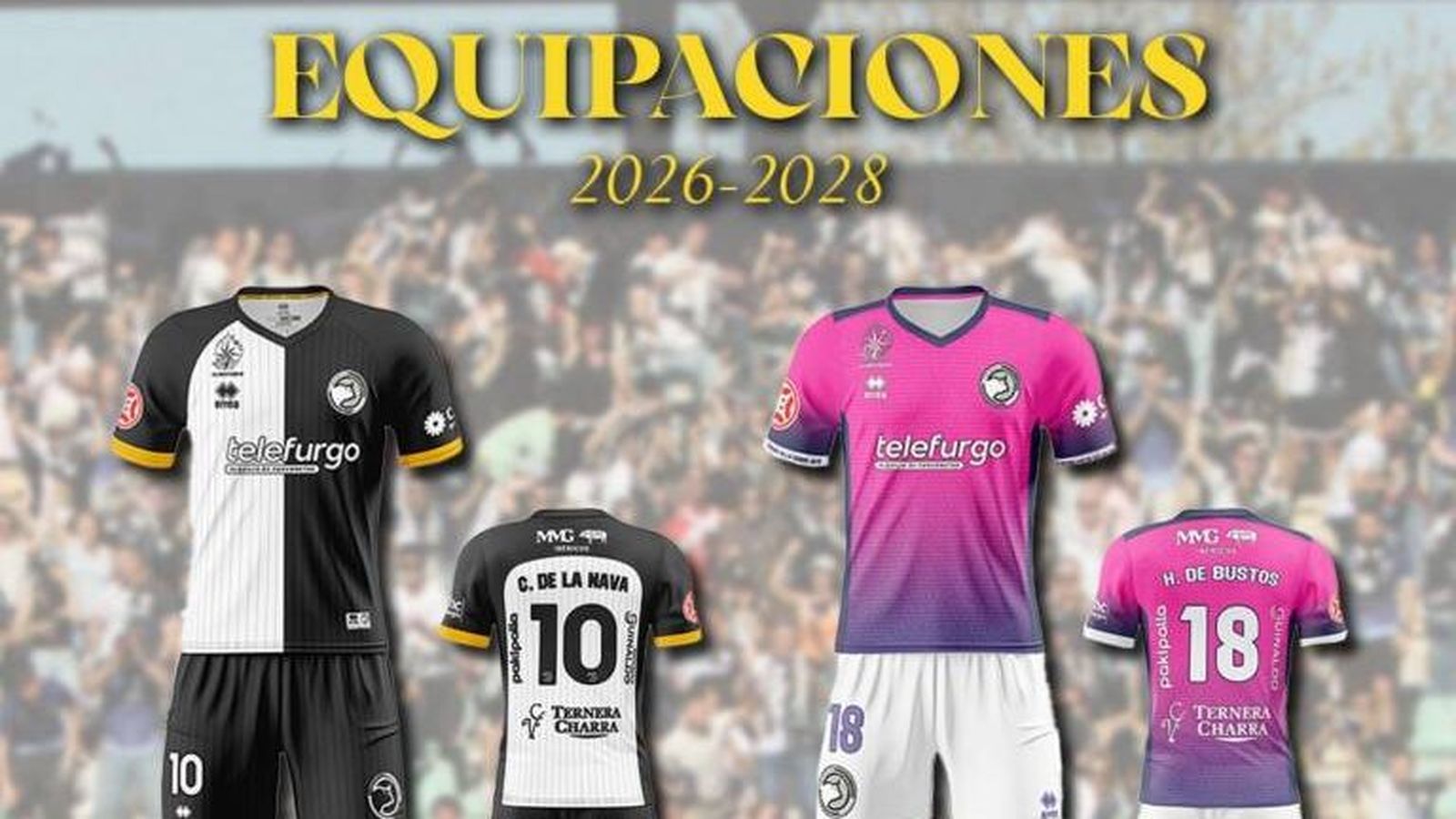 Nuevas equipaciones de Unionistas