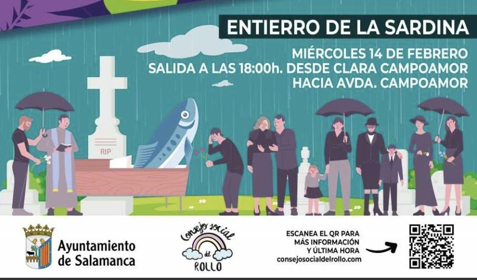 Carnaval y entierro de la sardina del Consejo Social del Rollo