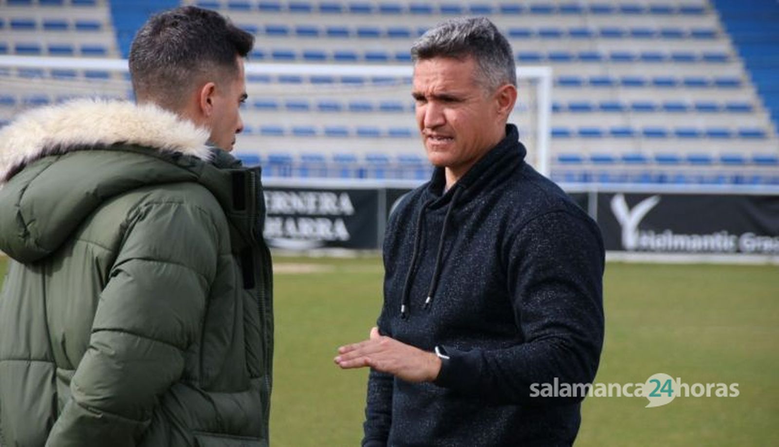 Dani Ponz cumple un año como entrenador de Unionistas | FOTO Andrea M