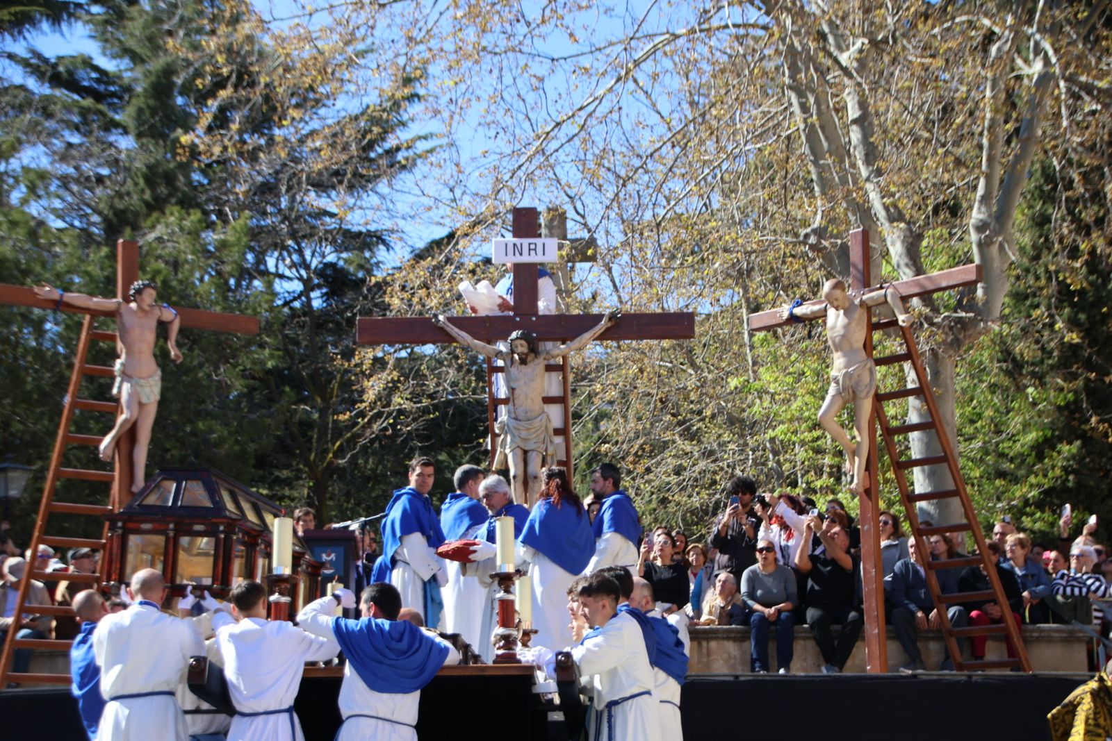 El Descendimiento vuelve al Humilladero del Campo de San Francisco recuperando su escenario tradicional dos años después