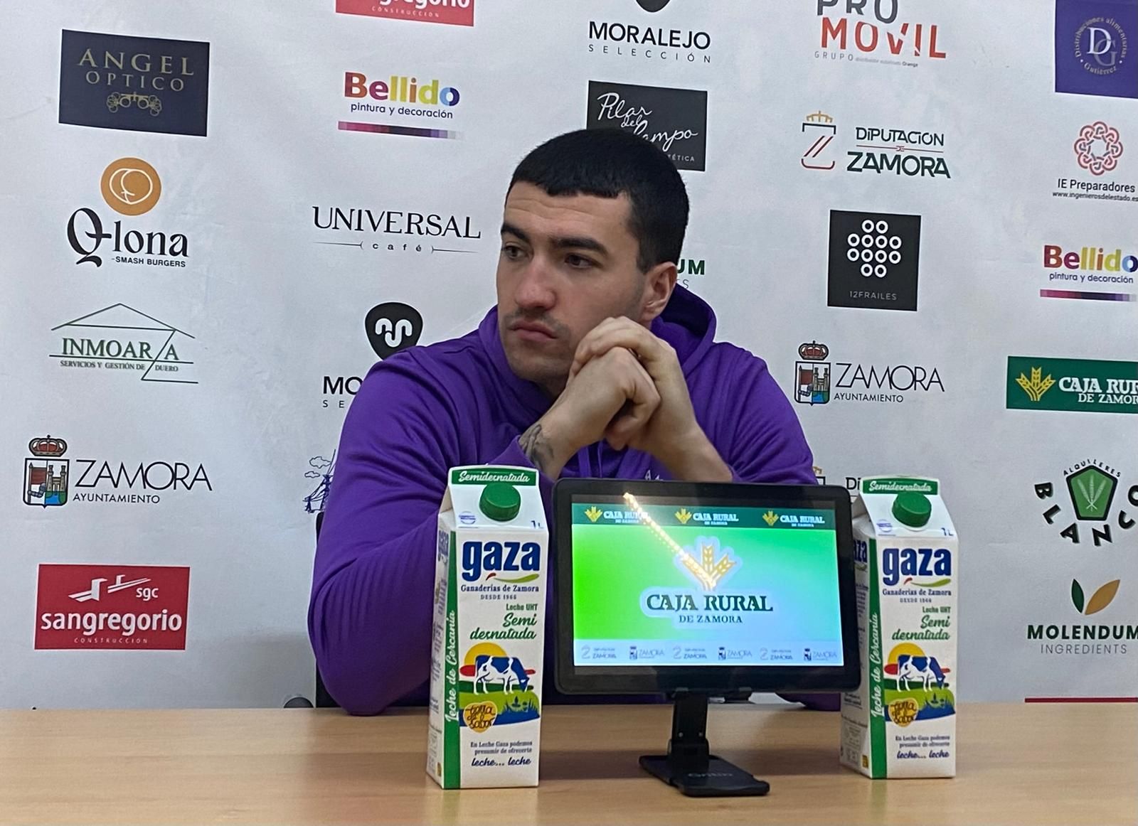 Raúl Escudero en rueda de prensa