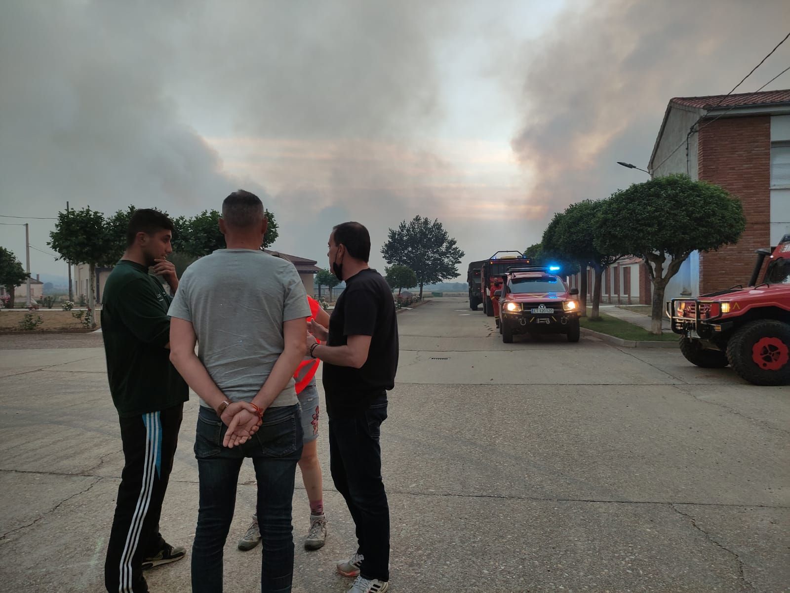 Requejo en el incendio