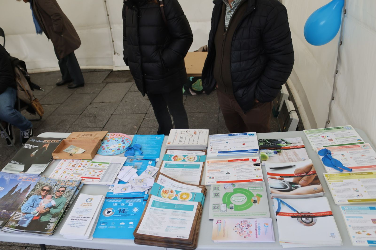 Carpa informativa pruebas de Glucemia en Los Bandos