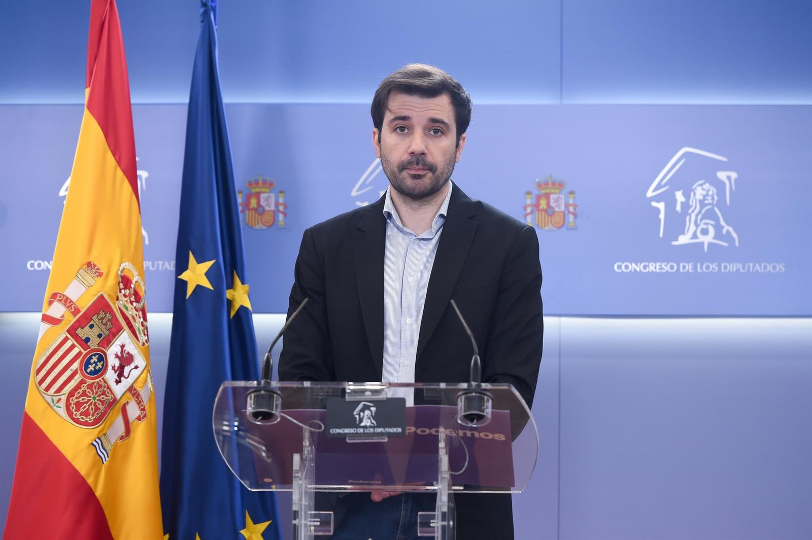 El portavoz de Podemos en el Congreso, Javier Sánchez Serna, durante una rueda de prensa en el Congreso de los Diputados, a 1 de abril de 2025, en Madrid (España). - Gustavo Valiente - Europa Press - Archivo El portavoz de Podemos en el Congreso, Javier Sánchez Serna, durante una rueda de prensa en el Congreso de los Diputados, a 1 de abril de 2025, en Madrid (España). - Gustavo Valiente - Europa Press - Archivo