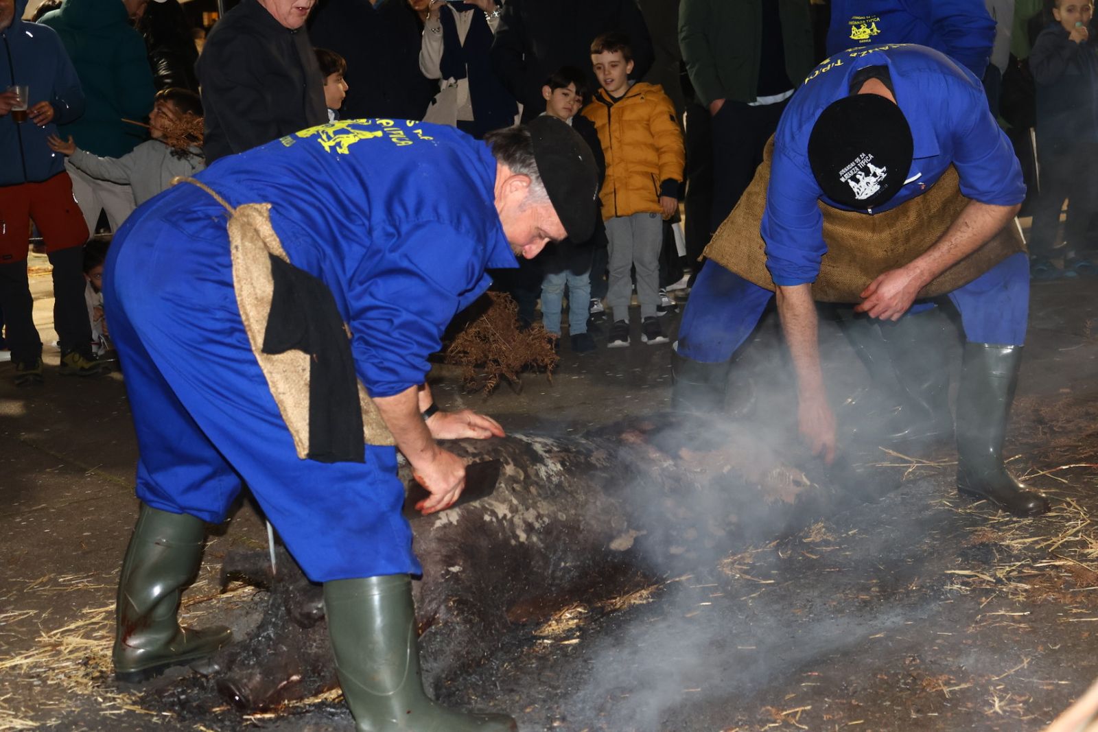 Matanza nocturna de Guijuelo dedicada a la hostelería