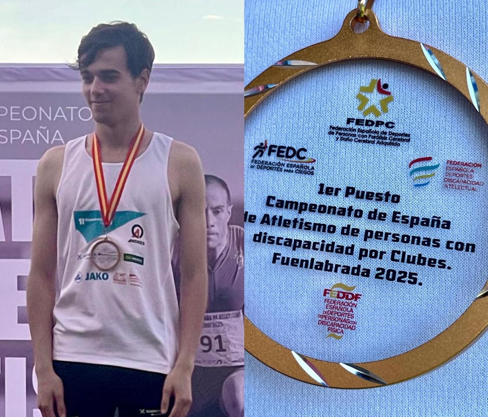Diego Ruiz en el Campeonato de España Absoluto por Clubes para Personas con Discapacidad en Fuenlabrada Diego Ruiz en el Campeonato de España Absoluto por Clubes para Personas con Discapacidad en Fuenlabrada
