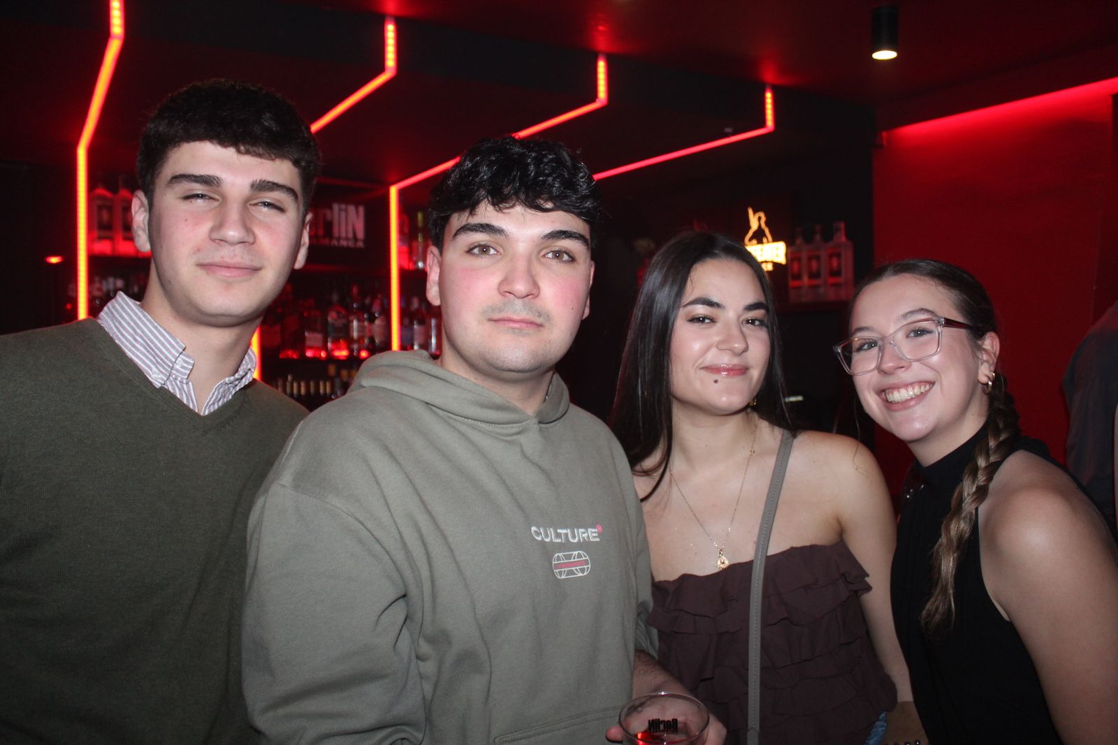 Salamanca de noche, jueves 5 de febrero
