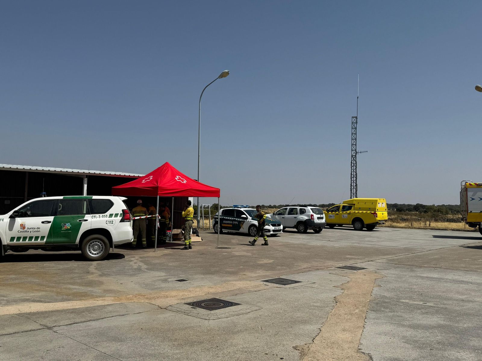 Así han quedado las zonas quemadas durante el incendio de Cipérez