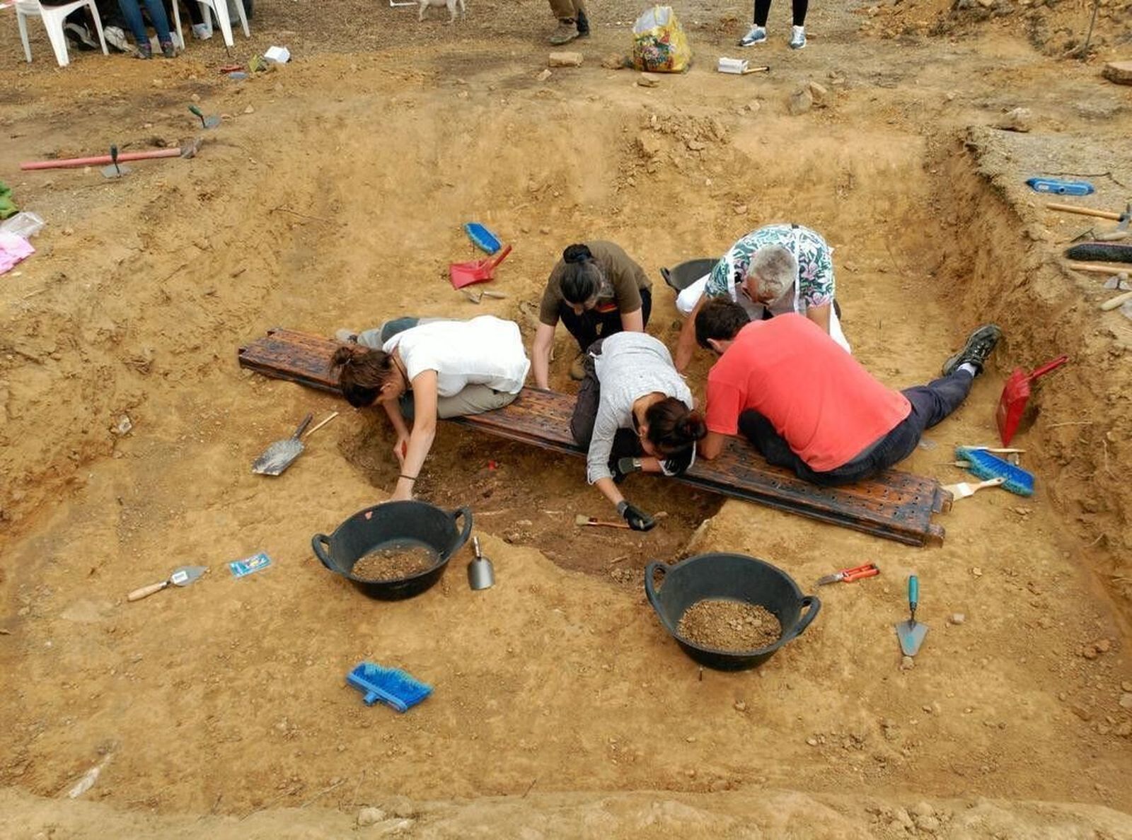 Recuperados los cuerpos de cuatro jornaleros asesinados en 1936