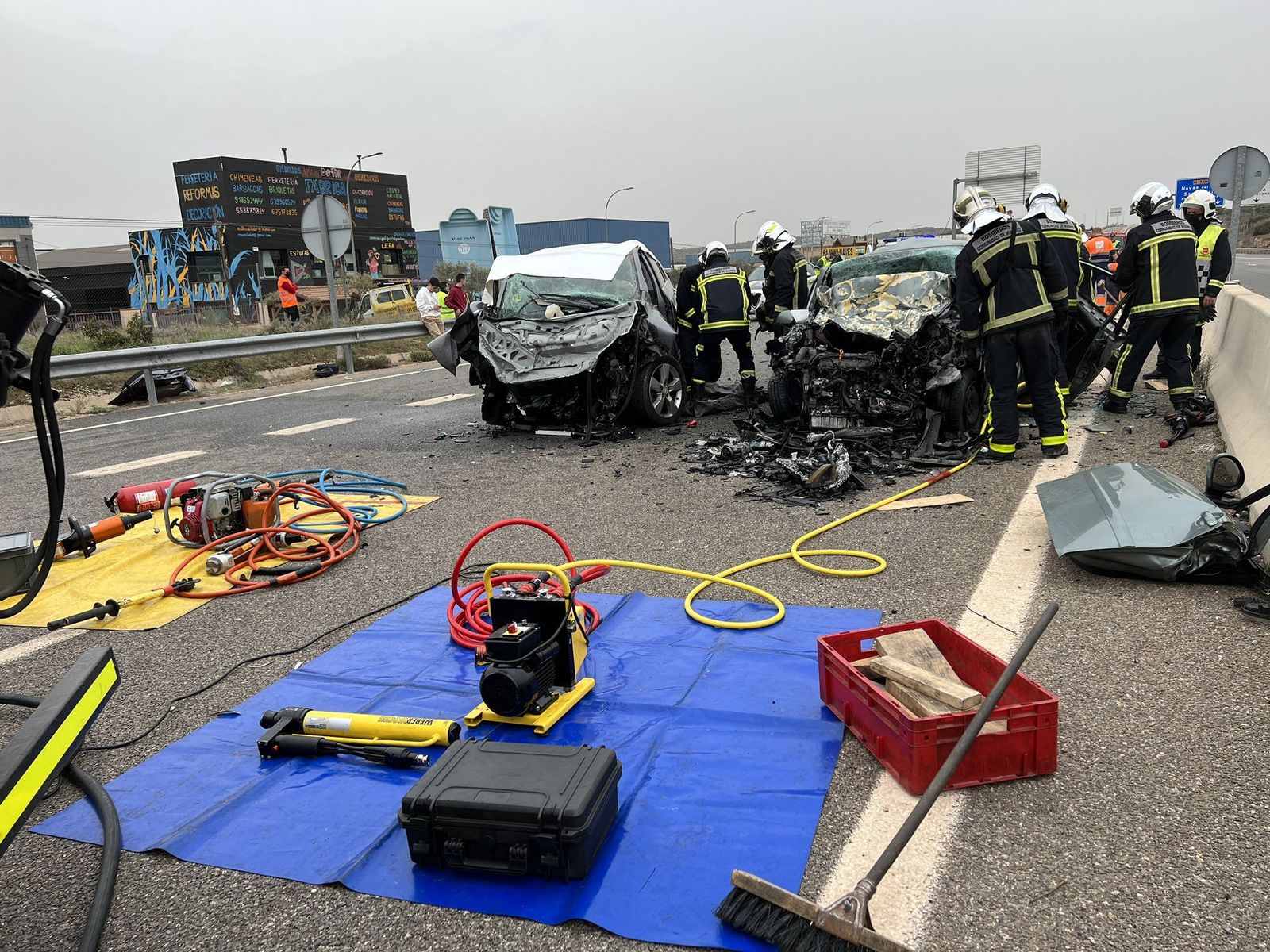Accidente en la M 501 de Madrid en el que han fallecido dos personas