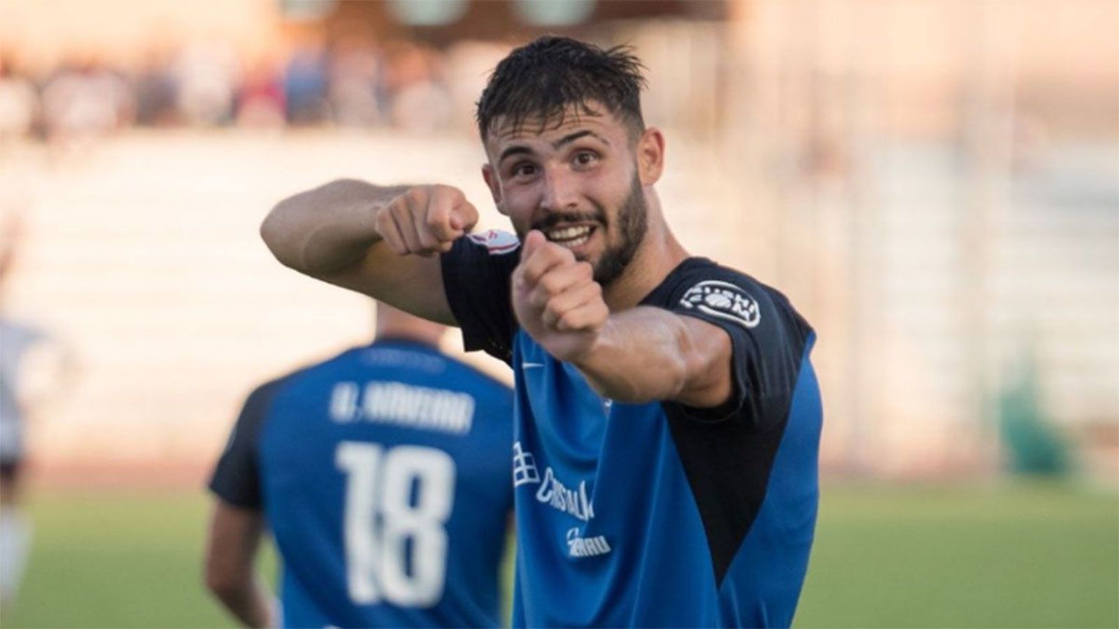 Dani Selma celebra un gol | FOTO SAN FERNANDO CD
